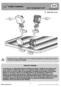 Installation instructions for RRAC055
